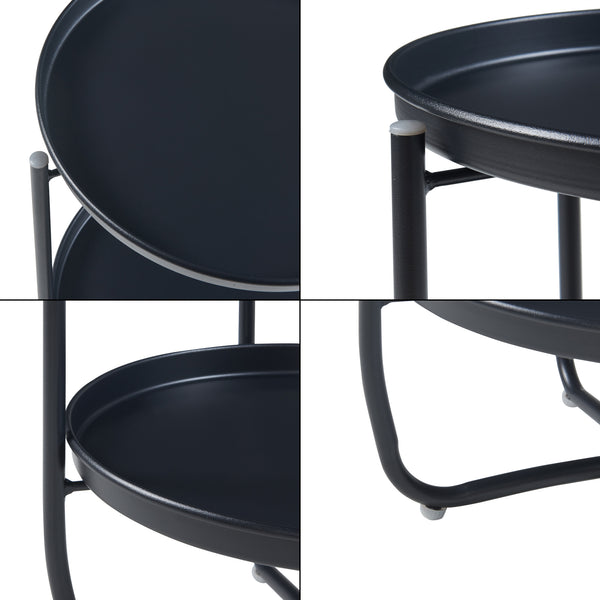 Tabletttisch Sandefjord Stahl [en.casa]