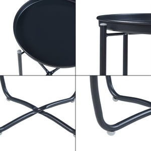 Tabletttisch Sandefjord Stahl [en.casa]