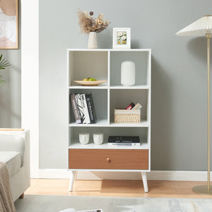 Bücherregal mit Schublade Reyljand [en.casa]