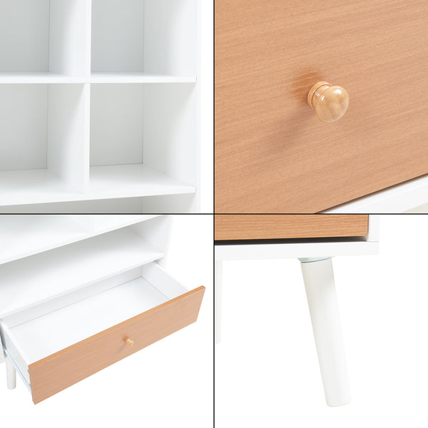 Bücherregal mit Schublade Reyljand [en.casa]