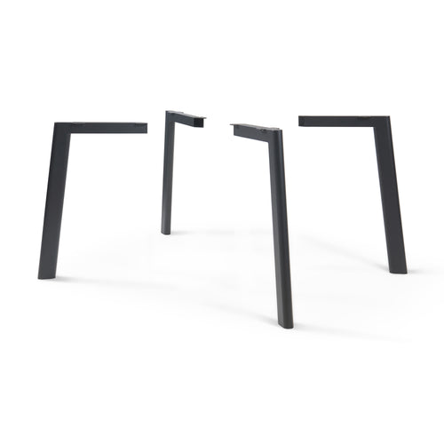 Tischbeine Hostang 4er - Set 50x8x71 cm Schwarz [en.casa] - premiumXL