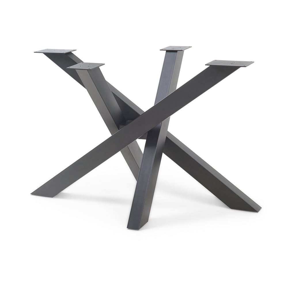 Tischgestell Umala Stahl Schwarz [en.casa]