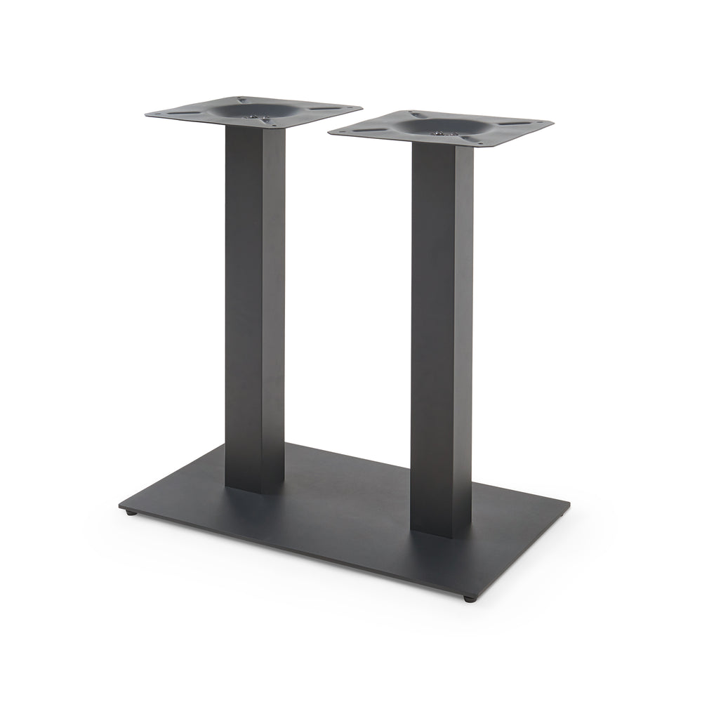 Tischgestell Vadejord Stahl 70x40x73 cm Schwarz [en.casa]