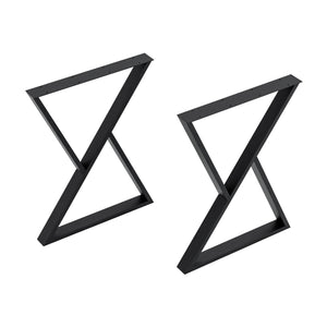 Tischgestell Karvia 2er Set Stahl [en.casa] - premiumXL