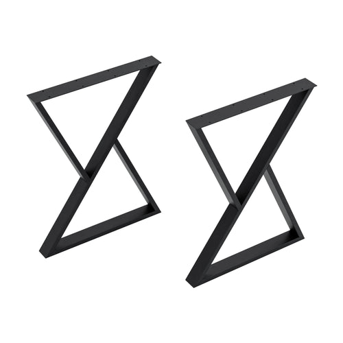 Tischgestell Karvia 2er Set Stahl [en.casa] - premiumXL