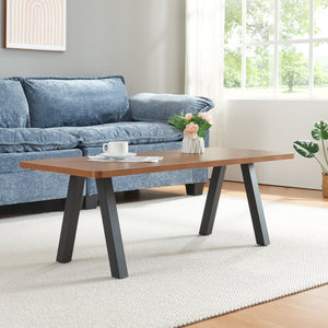 Tischgestell 2er Set Heustreu Schwarz [en.casa]