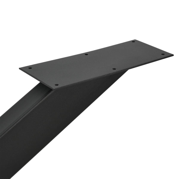 Tischgestell Oberau Stahl Schwarz in versch. Größen [en.casa]