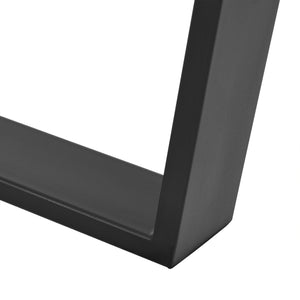 Tischgestell 2er Set Schwarz versch. Größen en.casa