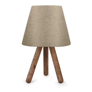 Tischleuchte Middlesbrough Holz 1xE27 in versch. Farben [lux.pro]