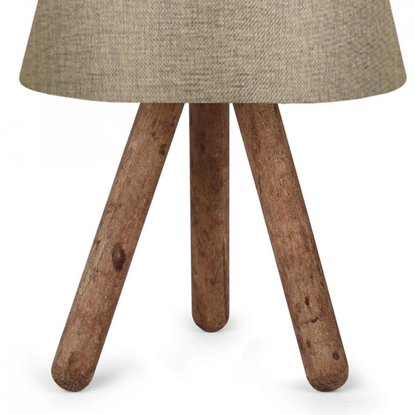 Tischleuchte Middlesbrough Holz 1xE27 in versch. Farben [lux.pro]