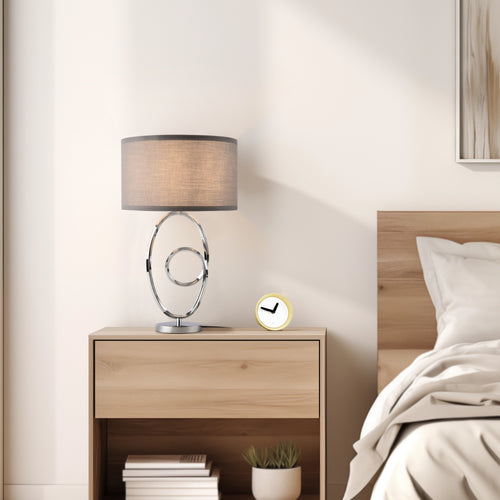 Tischleuchte Torquay Grau [lux.pro] - premiumXL