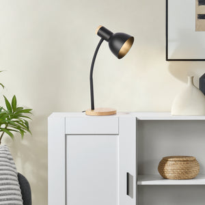 Tischleuchte Woodley Schwarz [lux.pro] - premiumXL