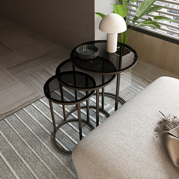 Satztisch Kyyjärvi im 3er Set versch. Farben [en.casa]