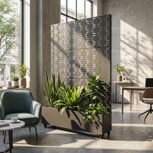 Trennwand Aaskis mit Blumenkasten [casa.pro]