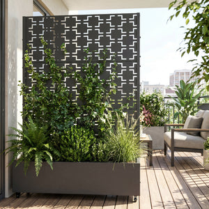 Trennwand Aaskis mit Blumenkasten [casa.pro]