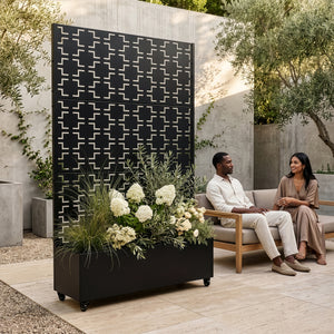 Trennwand Aaskis mit Blumenkasten [casa.pro]