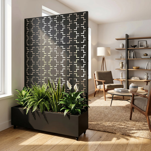 Trennwand Aaskis mit Blumenkasten [casa.pro]