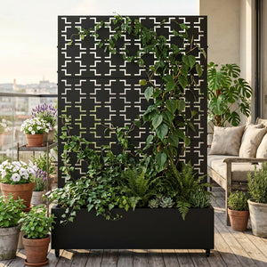 Trennwand Aaskis mit Blumenkasten [casa.pro]