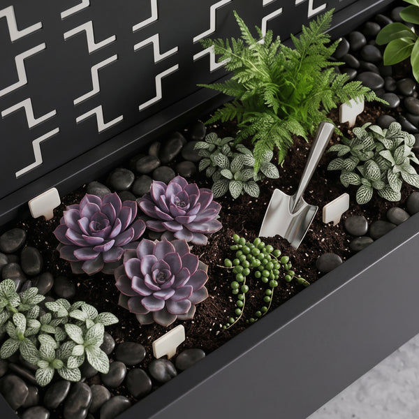 Trennwand Aaskis mit Blumenkasten [casa.pro]