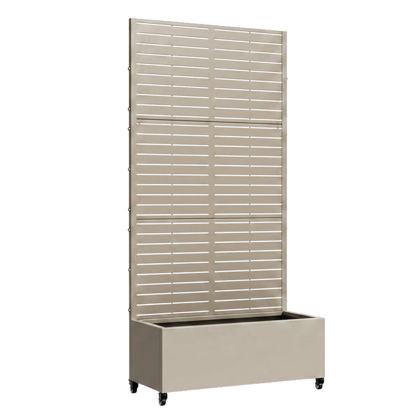 Trennwand Nodepp mit Blumenkasten Stahl [casa.pro]