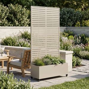 Trennwand Nodepp mit Blumenkasten Stahl [casa.pro]