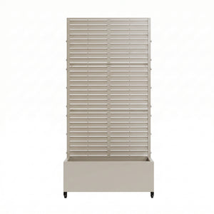 Trennwand Nodepp mit Blumenkasten Stahl [casa.pro]