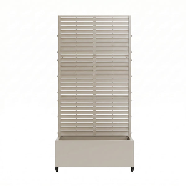 Trennwand Nodepp mit Blumenkasten Stahl [casa.pro]