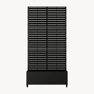 Trennwand Nodepp mit Blumenkasten Stahl [casa.pro]