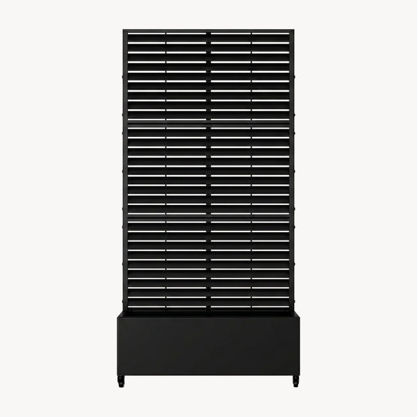 Trennwand Nodepp mit Blumenkasten Stahl [casa.pro]
