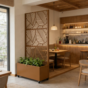Trennwand Surnskoki mit Blumenkasten [casa.pro]
