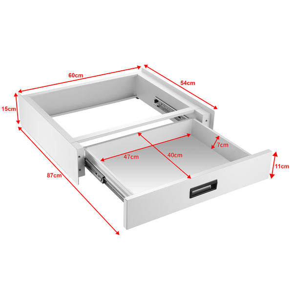 Verbindungsrahmen für Waschmaschine/Trockner versch. Modelle [en.casa]