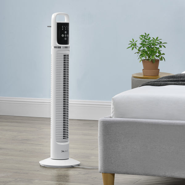 Standventillator Towervent 40W 3 Betriebsmodi Schwarz in.tec