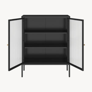Vitrinen-Sideboard Vinterhavn [en.casa]
