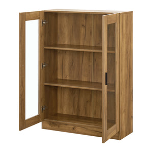Vitrinenschrank Sorø 80x31x115cm in versch. Farben [en.casa]