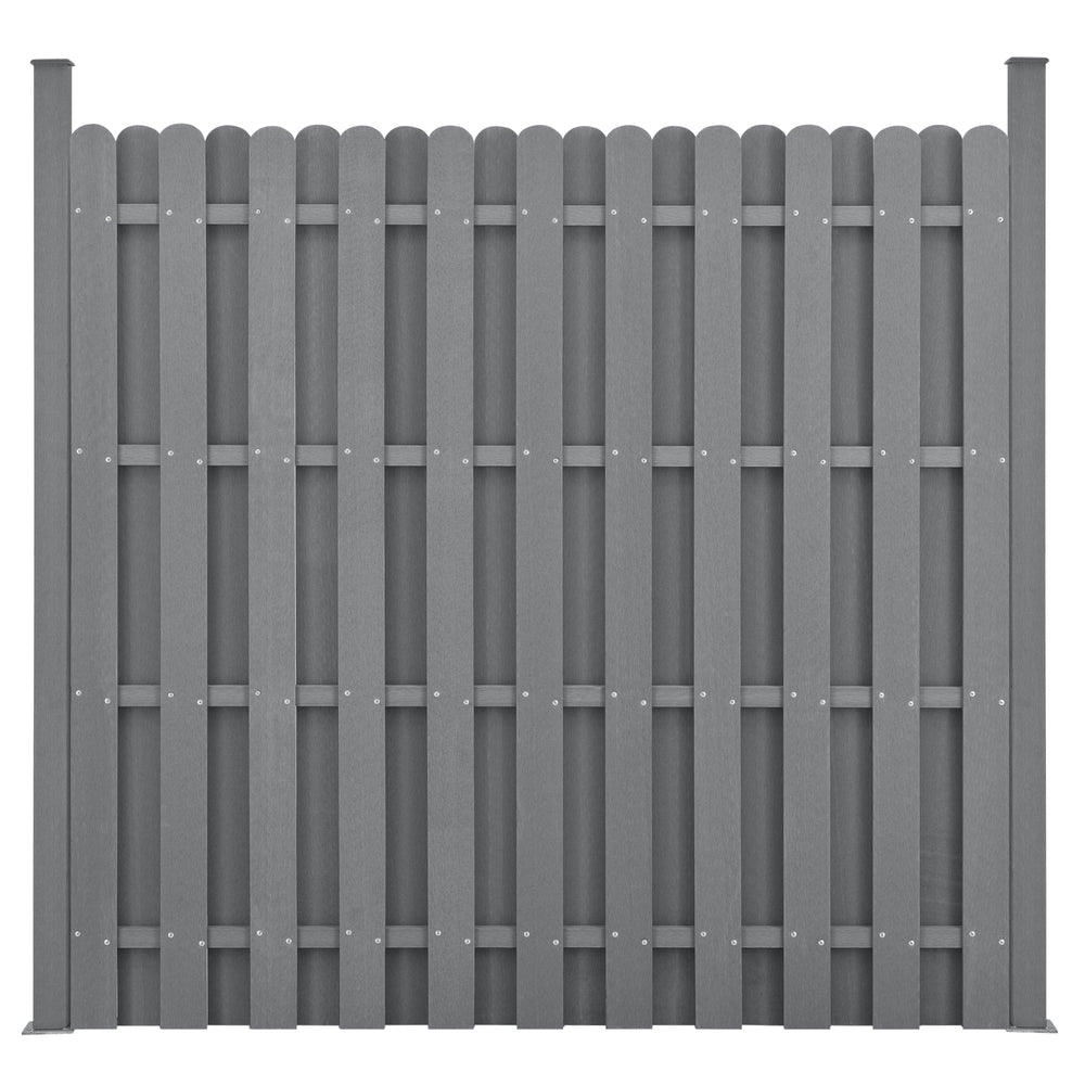 WPC Gartenzaun 185x193 cm [neu.holz] - premiumXL