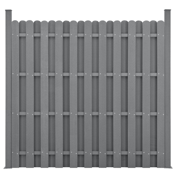 WPC Gartenzaun 185x193 cm [neu.holz]