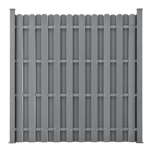 WPC Gartenzaun 185x193 cm [neu.holz]
