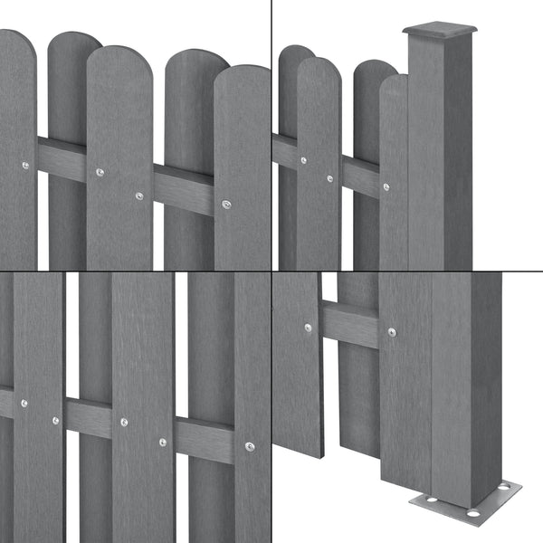 WPC Gartenzaun Langero neu.holz