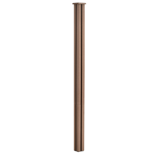 Gartenzaun Getafe WPC mit Pfosten versch. Farben neu.holz