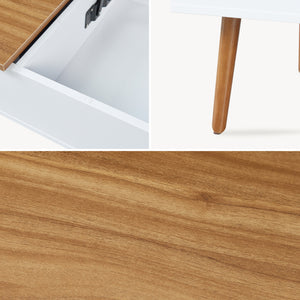 Couchtisch mit Stauraum Flesen [en.casa]