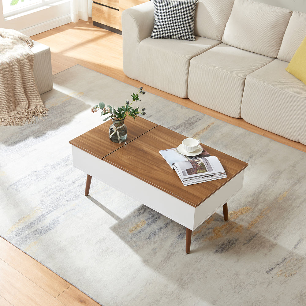 Couchtisch mit Stauraum Flesen [en.casa]