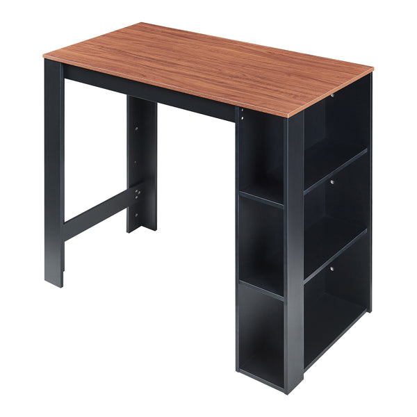 Bartisch Danderyd 120x60x106 cm mit 3 Ablagefächern [en.casa]