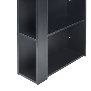 Bartisch Danderyd 120x60x106 cm mit 3 Ablagefächern [en.casa]