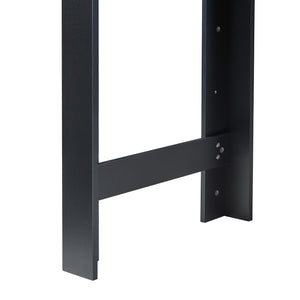 Bartisch Danderyd 120x60x106 cm mit 3 Ablagefächern [en.casa]