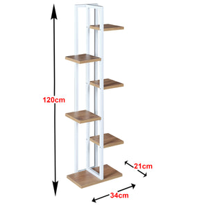 Pflanzregal Tohmajärvi Metall 120x34x21cm in versch. Farben [en.casa]