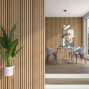 3D-Wandpaneel Borger Set 195x30 cm Eichenoptik hell [NEU.HOLZ]