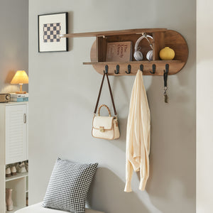 Wandgarderobe Vilkön mit Ablagefach [en.casa]