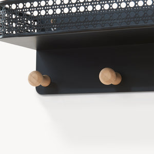 Wandgarderobe mit Ablage Jäller [en.casa]