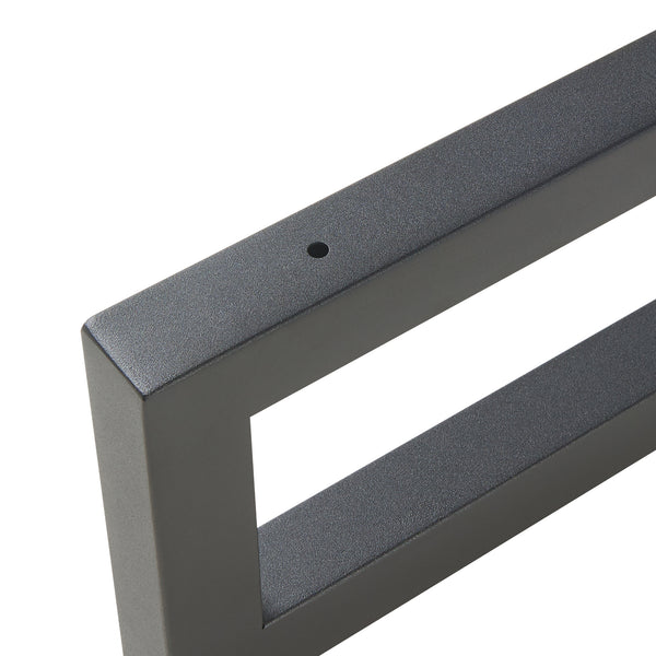 Wandkonsole 2er Set Hawangen Stahl Schwarz [en.casa]