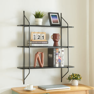 Wandregal Østfold 100x80x21 cm [en.casa]